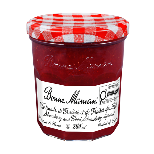 Tartinade Fraises et Fraises des Bois - Bonne Maman CA - 1